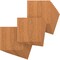 Ekena Millwork 15 3/4W x 15 3/4H x 1/4T Wood Hobby Boards, Cherry, 25PK HBW16X16X250DCH - alternate 1